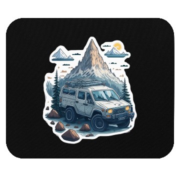 Discover Travel adventure veichle Mouse Pads