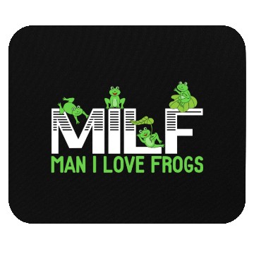 Discover Man I Love Frogs Tadpole Amphibian Herpetologist Mouse Pads
