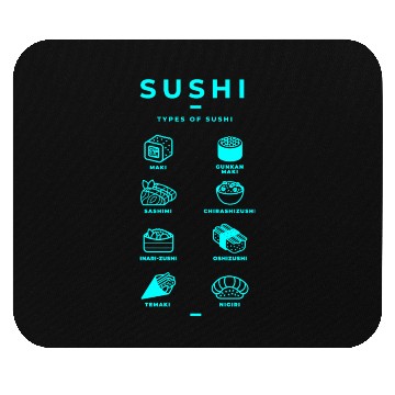Discover Sushi Mouse Pads