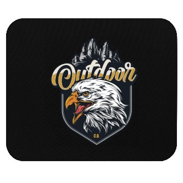 Discover Black White Minimalist Store Mouse Pads