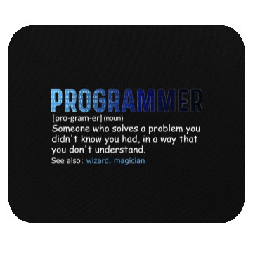 Discover IT Nerd Geek Programmer Definition Computer Mouse Pads