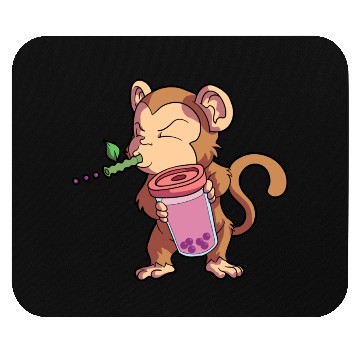 Discover Monkey Bubble Tea Year Of The Monkey Chinese Mouse Pads