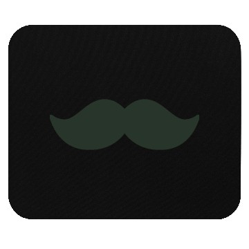 Discover dark green mustache black man november bike Mouse Pads
