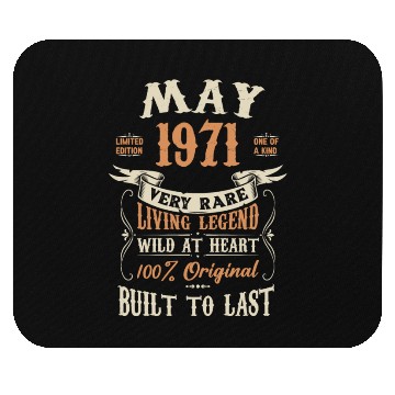 Discover May 1971 Birthday Surprise Mouse Pads