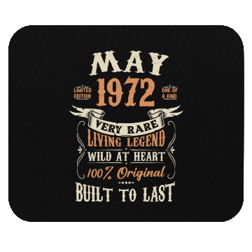 Discover May 1972 Birthday Surprise Mouse Pads