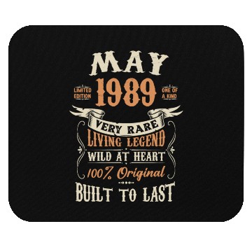 Discover May 1989 Birthday Surprise Mouse Pads