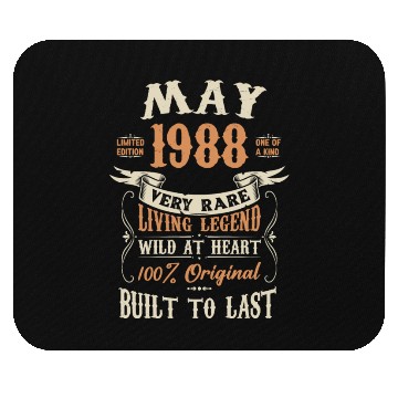 Discover May 1988 Birthday Surprise Mouse Pads