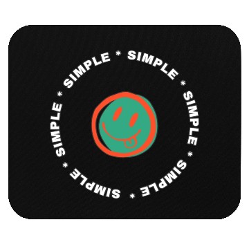 Discover cartoon funny face Mouse Pads