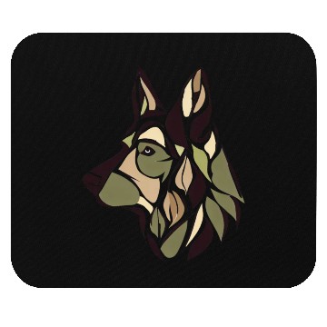 Discover GERMAN SHEPHERD ART PUPPY DOG ANIMALS ART Mouse Pads