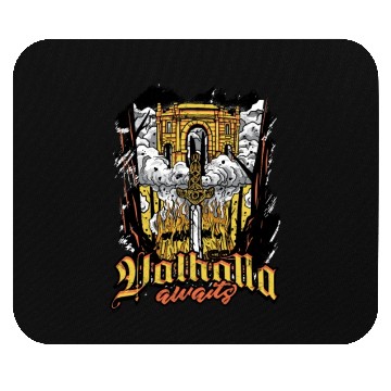 Discover Valhalla awaits - Viking Mouse Pads