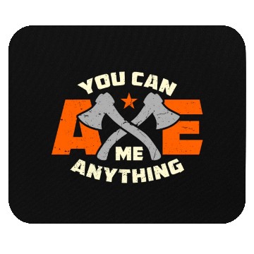 Discover Axe Throwing You Can Axe Me Bullseye Axe Thrower Mouse Pads