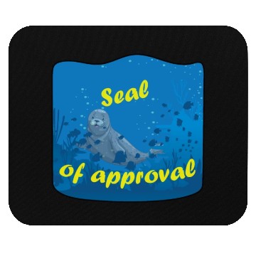 Discover Seal of approval Mouse Pads