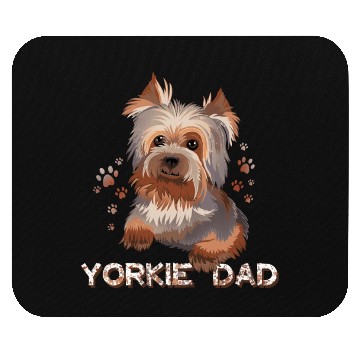 Discover Yorkie Dad Mouse Pads
