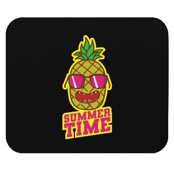 Discover Summer Time Pineapple tropical sweet Fruit Mouse Pads