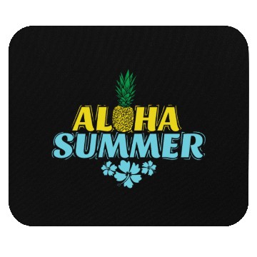 Discover Aloha Summer Pineapple sweet Fruit tropical Mouse Pads