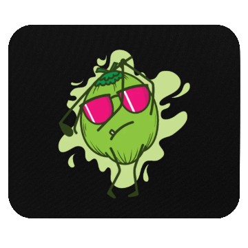 Discover Coconut playing Golf Fruit Palm Mouse Pads