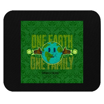 Discover One Earth One Family (Sustainable for earth day) Mouse Pads