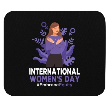 Discover International Women's Day 2023 8 March IWD Embrace Mouse Pads