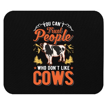 Discover Cow Gift Farmer Cattle Breeder Cows Mouse Pads