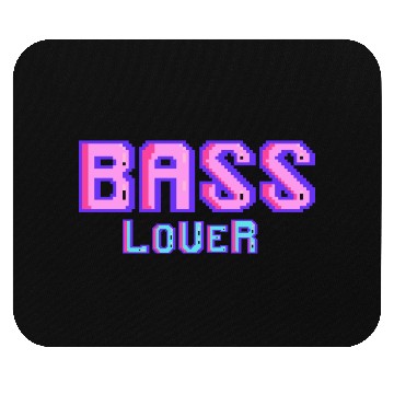 Discover Bass lover Mouse Pads