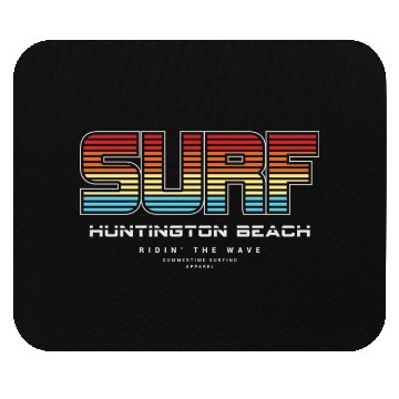 Discover Surf in Huntington Beach nature Mouse Pads