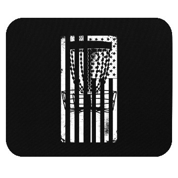 Discover Patriotic Usa Flag Disc Golf Face Mask Mouse Pads