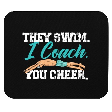 Discover Swim Lesson Design For A Swim Coach Mouse Pads