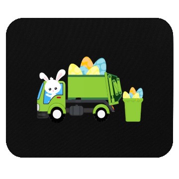 Discover Garbage Truck Easter Bunny Egg Hunt Toddler Kids B Mouse Pads