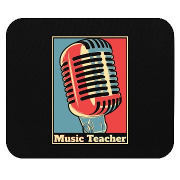 Discover Music Teacher Poster Mouse Pads