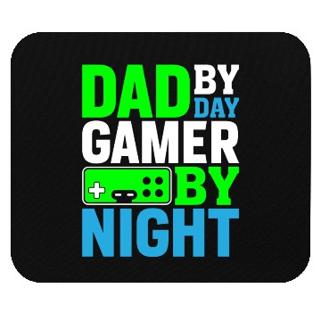 Discover Dad By Day Gamer By Night Mouse Pads