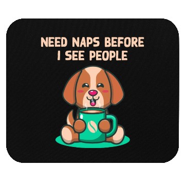 Discover Need Naps Before I See People Introvert Nerd Antis Mouse Pads