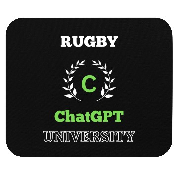 Discover Rugby ChatGPT University Mouse Pads