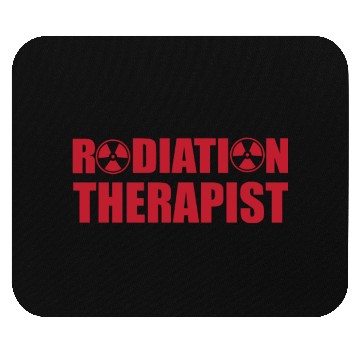Discover Cool Radiation Therapist Trefoil Mouse Pads