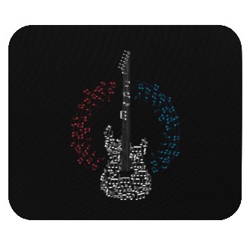 Discover Guitar Sheet Music Love Mouse Pads