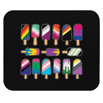 Discover Ice Cream Gay LGBTQ Rainbow LGBT Pride Month Mouse Pads