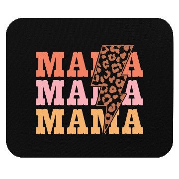 Discover MAMA Tiger Print Typography Mouse Pads