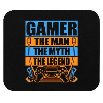 Discover Gamer The Man, The Myth, The Legend Mouse Pads