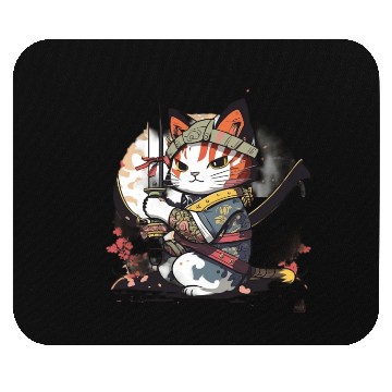Discover The Battlefield: A Samurai Cat's Tale Mouse Pads