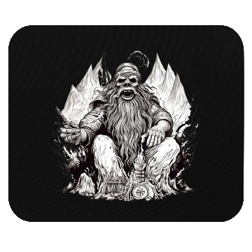 Discover Be fierce with this monster design Mouse Pads