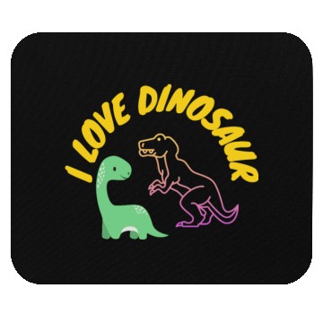 Discover I love dinosaur Mouse Pads
