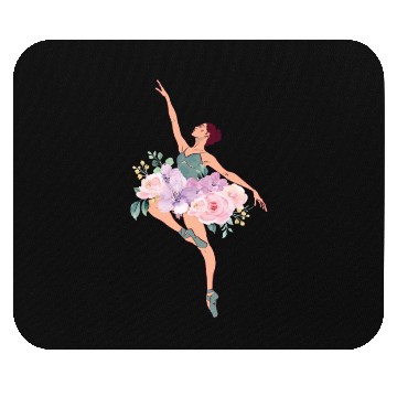 Discover Ballet Dancer Dance Girl Ballerina Mouse Pads