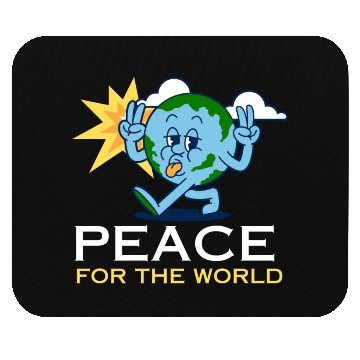 Discover Spread Peace with our World-Embracing Design Mouse Pads