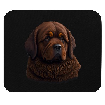 Discover Brown Newfie Mouse Pads