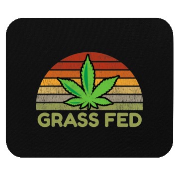 Discover Grass Fed Hemp Farmer Weed Cannabis Marijuana Mouse Pads