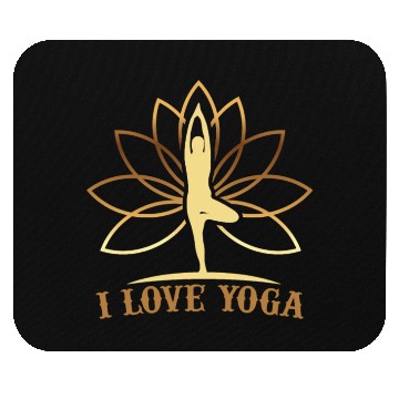 Discover I Love Yoga Mouse Pads