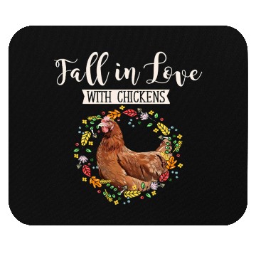 Discover Women Chicken Lover Fall Autumn Farmer170 Mouse Pads