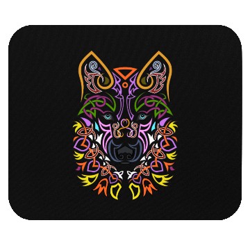 Discover Celtic Wolf Design Mouse Pads