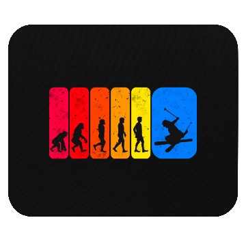 Discover Funny Ski Freestyle Evolution Mouse Pads