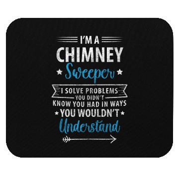 Discover Chimney Sweep House Fireplace Sweep Mouse Pads