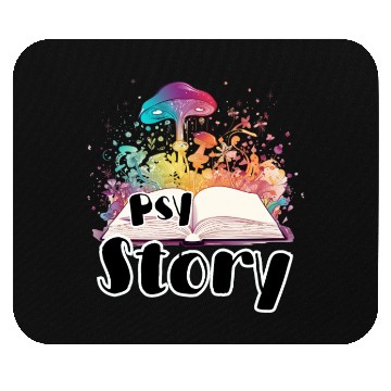 Discover Psy Story A Psychedelic Journey Through the Pages Mouse Pads